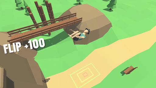 Flip Trickster - Parkour Simul - Gameplay image of android game