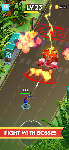 Revoxel: Rpg arcade shooter - Gameplay image of android game