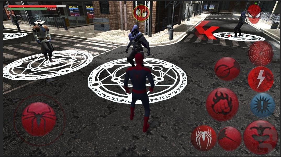 مرد عنکبوتی نسخه فضایی - عکس بازی موبایلی اندروید