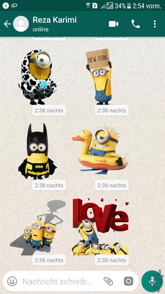 استیکر واتساپ - عکس برنامه موبایلی اندروید