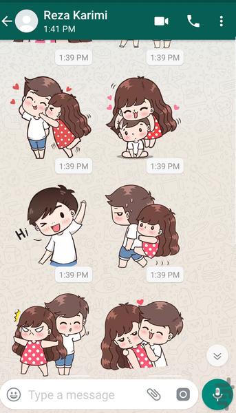 استیکر واتساپ - عکس برنامه موبایلی اندروید