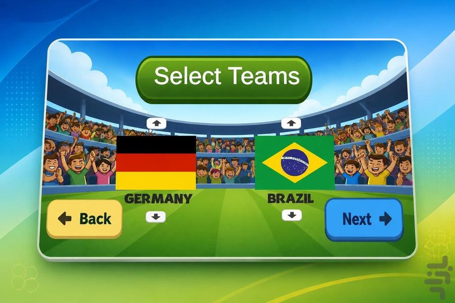 Foosball Stars 3D - Gameplay image of android game