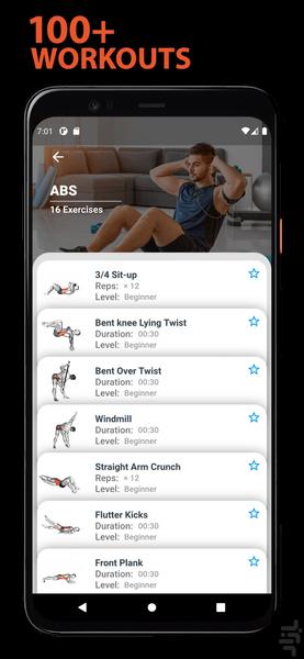 Home Workout for Men & Women - Image screenshot of android app
