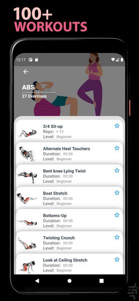 Women Workout at Home - Image screenshot of android app