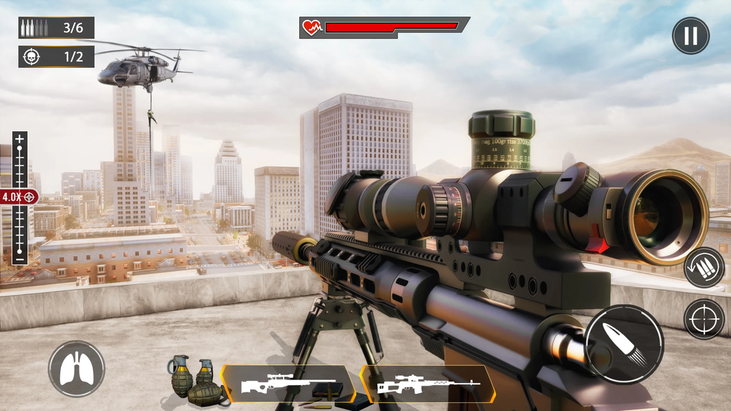 Sniper Shooting Game Offline - Gameplay image of android game