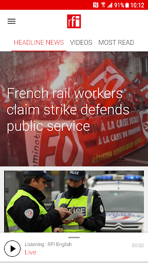 Radio France Internationale - عکس برنامه موبایلی اندروید