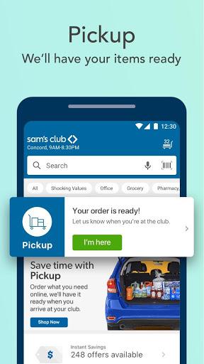 Sam’s Club: Pickup & Delivery - Image screenshot of android app
