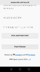 Font Viewer - Image screenshot of android app