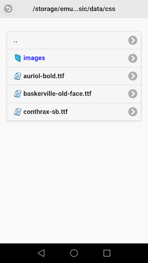 Font Viewer - Image screenshot of android app