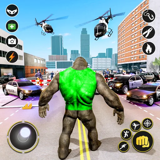 Gorilla Fighting: Hero Game - Gameplay image of android game
