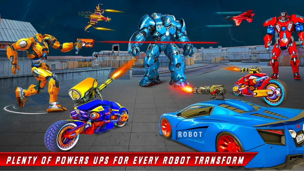 Robot Transform-Robot Car Game - عکس بازی موبایلی اندروید