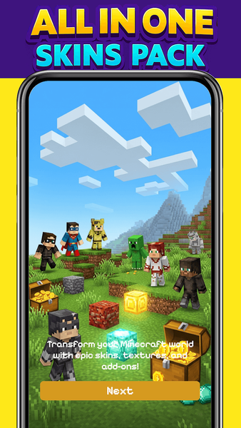 All in One Skins Pack - Image screenshot of android app
