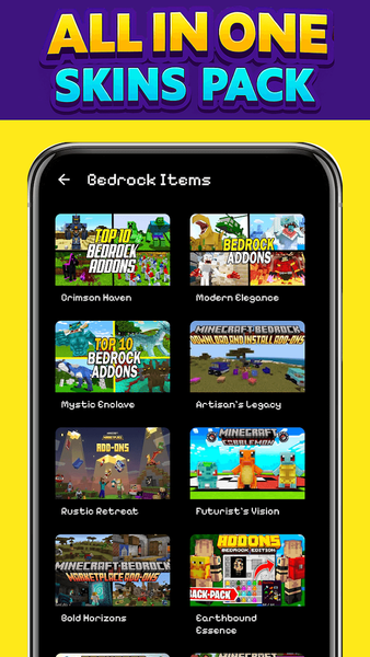 All in One Skins Pack - Image screenshot of android app
