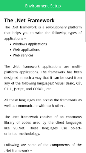 Visual Basic .NET Programming - Image screenshot of android app