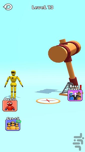 Ragdoll Hit & Destroy - Gameplay image of android game