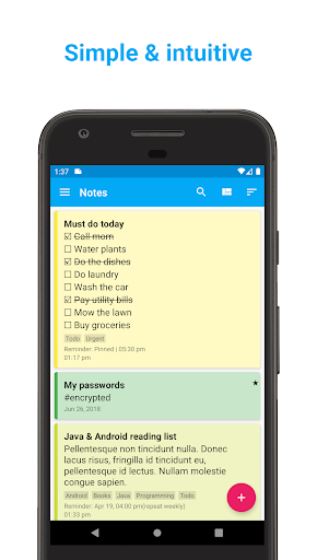 FairNote - Fast Notepad Notes - عکس برنامه موبایلی اندروید