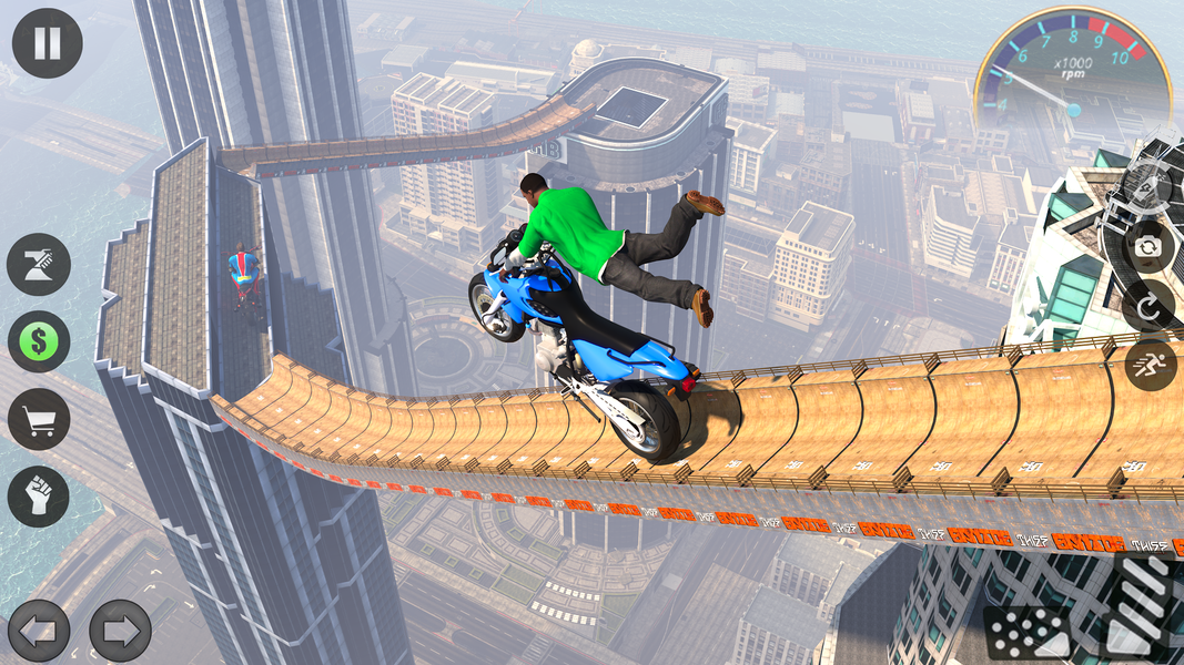 Ramp Bike Games GT Bike Stunts - Image screenshot of android app