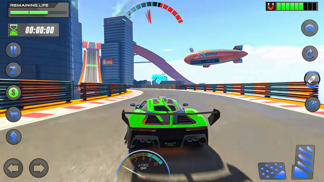 Mega Ramp Car Racing -Car Game - Gameplay image of android game