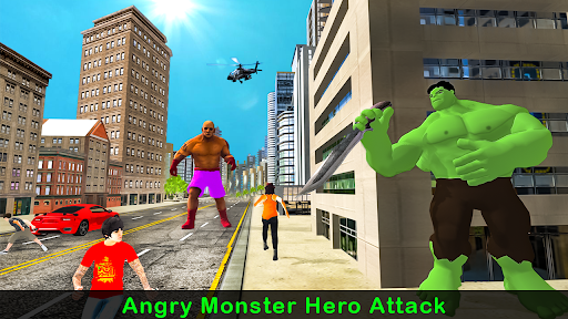 Incredible Monster Hero Games - Gameplay image of android game