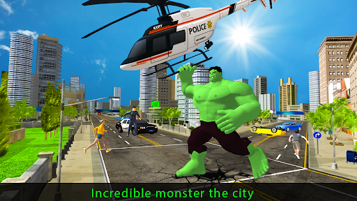 Incredible Monster Hero Games - Gameplay image of android game