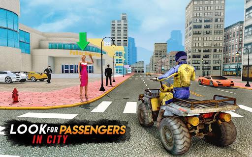 ATV Bike City Taxi Cab - Quad Driving - Image screenshot of android app