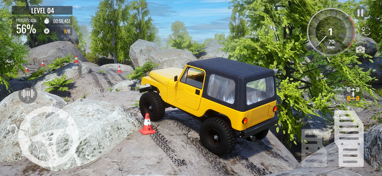 Real Car Climb ۴x۴ Off-Road ۳D - عکس بازی موبایلی اندروید