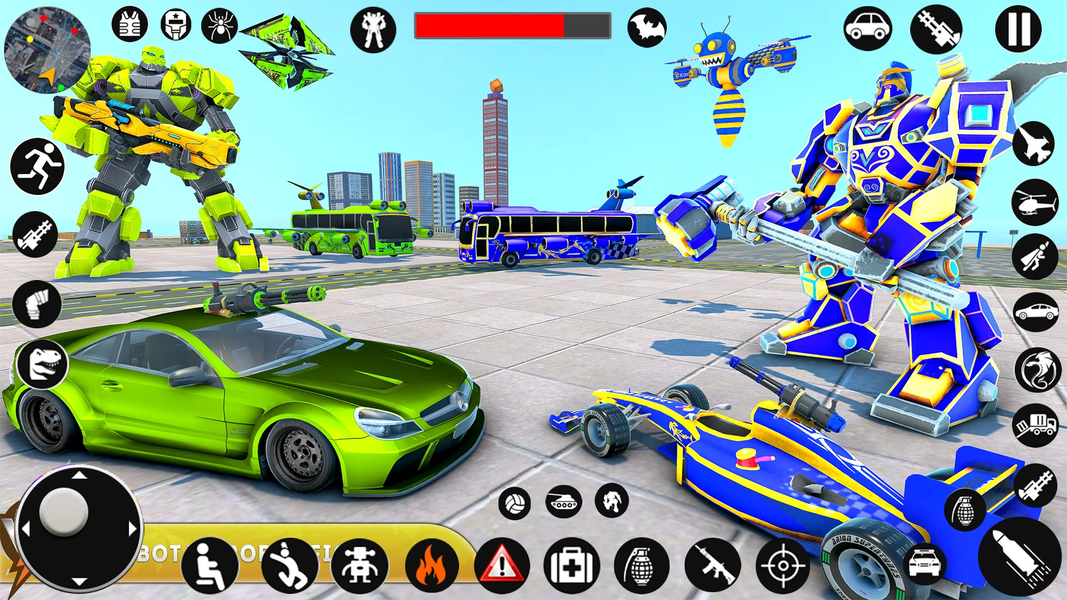 Robot Transformation Games 3D - Gameplay image of android game