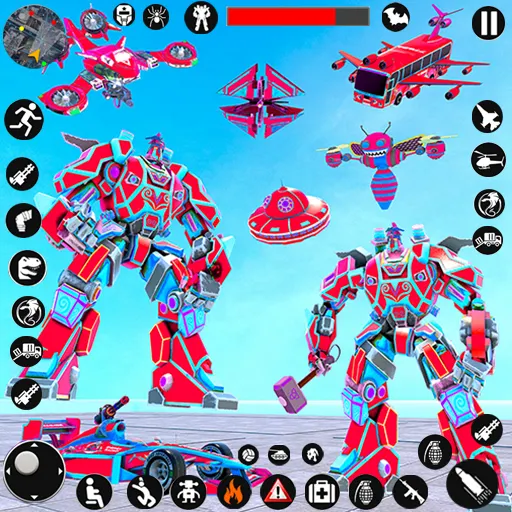 Robot Transformation Games 3D - Gameplay image of android game
