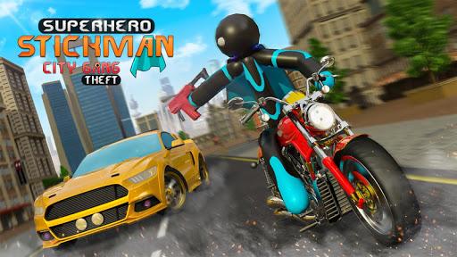 Stickman  Superhero  City  Gang  Theft - عکس برنامه موبایلی اندروید