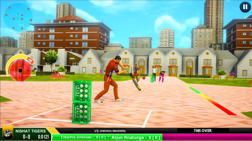 Street Criket-T20 Cricket Game - Gameplay image of android game