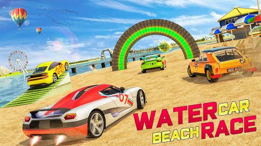 Water Car Surfer Racing: New car games 2020 - Gameplay image of android game