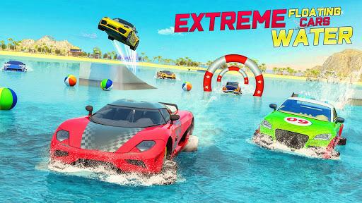 Water Car Surfer Racing: New car games 2020 - Gameplay image of android game