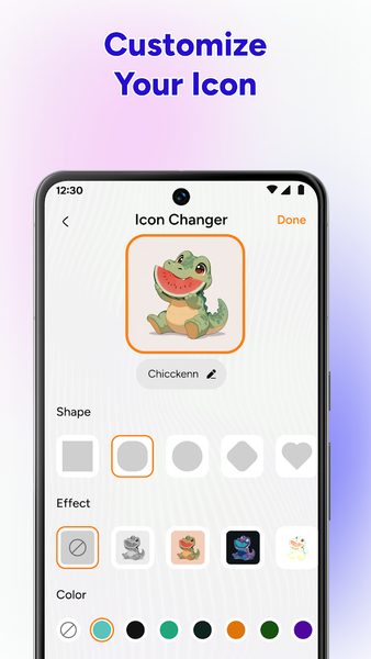 Rolling Icon: Change App Icon - عکس برنامه موبایلی اندروید