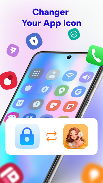 Rolling Icon: Change App Icon - عکس برنامه موبایلی اندروید