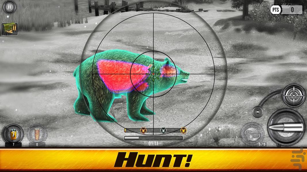 بازی شکارچی جنگل | شکار - Gameplay image of android game