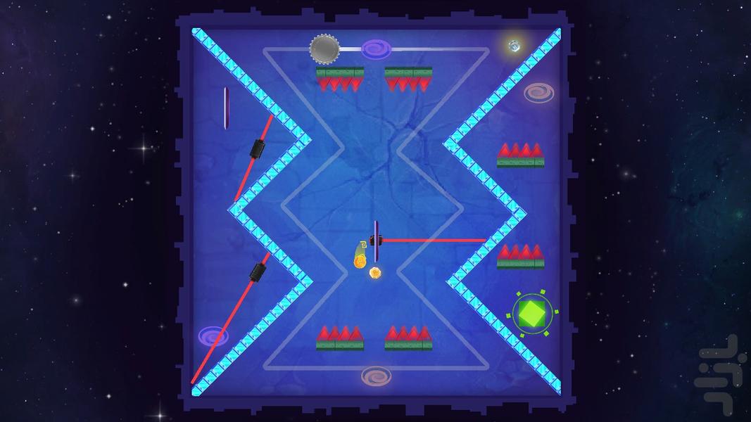 جاذبه رو بچرخون! - Gameplay image of android game