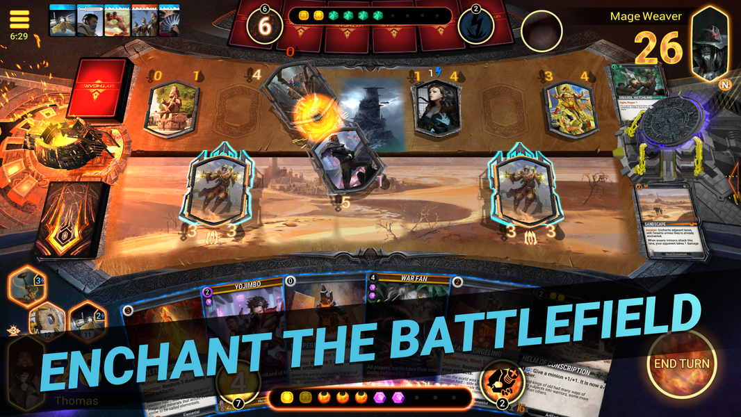 Mythgard CCG - Gameplay image of android game