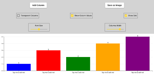 Easy Bar Chart Creator - عکس برنامه موبایلی اندروید