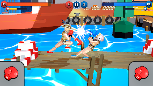 Ragdoll Wrestlers - 2 Player - Image screenshot of android app