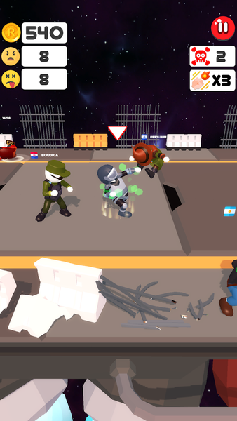 Gangs Fall Party - Gameplay image of android game