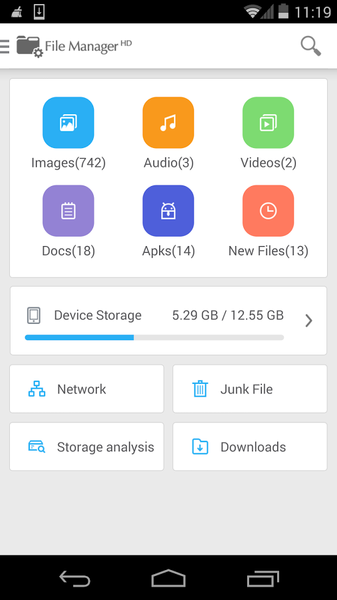 File Manager HD - Image screenshot of android app