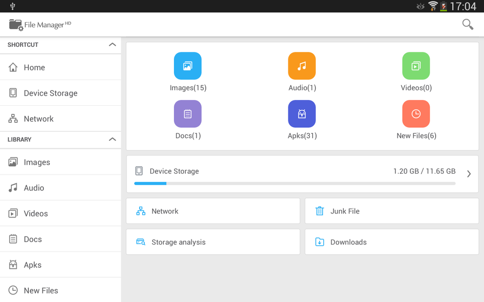 File Manager HD - عکس برنامه موبایلی اندروید