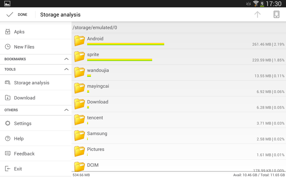 File Manager HD - عکس برنامه موبایلی اندروید