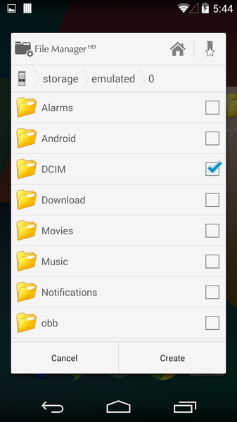 File Manager HD - عکس برنامه موبایلی اندروید