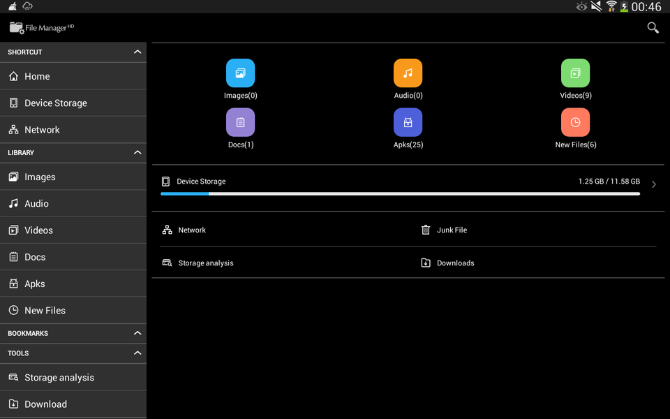 File Manager HD - عکس برنامه موبایلی اندروید