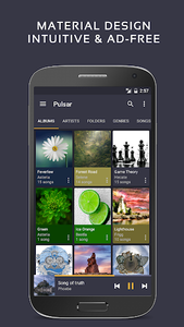 Pulsar Music Player - Mp3 Player, Audio Player - Image screenshot of android app