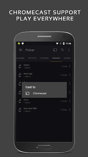 Pulsar Music Player - Image screenshot of android app