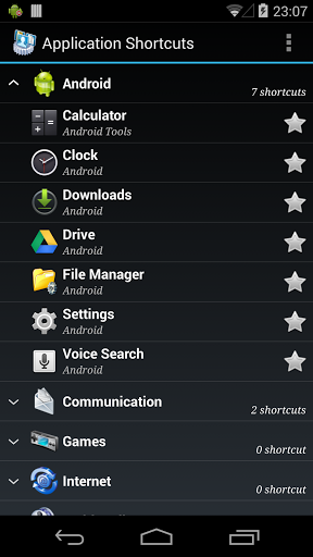 Smart Shortcuts - Image screenshot of android app
