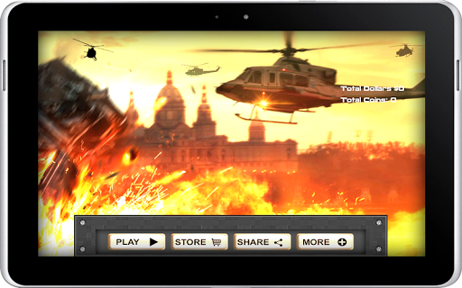 Heli Army Battle Gunship - Gameplay image of android game