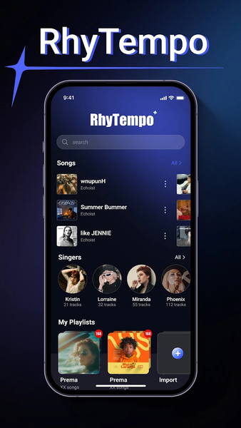 RhyTempo - Offline Music - عکس برنامه موبایلی اندروید